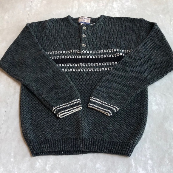 High Sierra Men’s Long Sleeve Cotton Blend Sweater Gray Size S - Picture 4 of 9